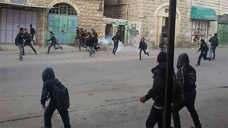 los sionistas hostigan a estudiantes palestinos Aumenta a 100 el número de mártires del “Levantamiento de Al Quds”